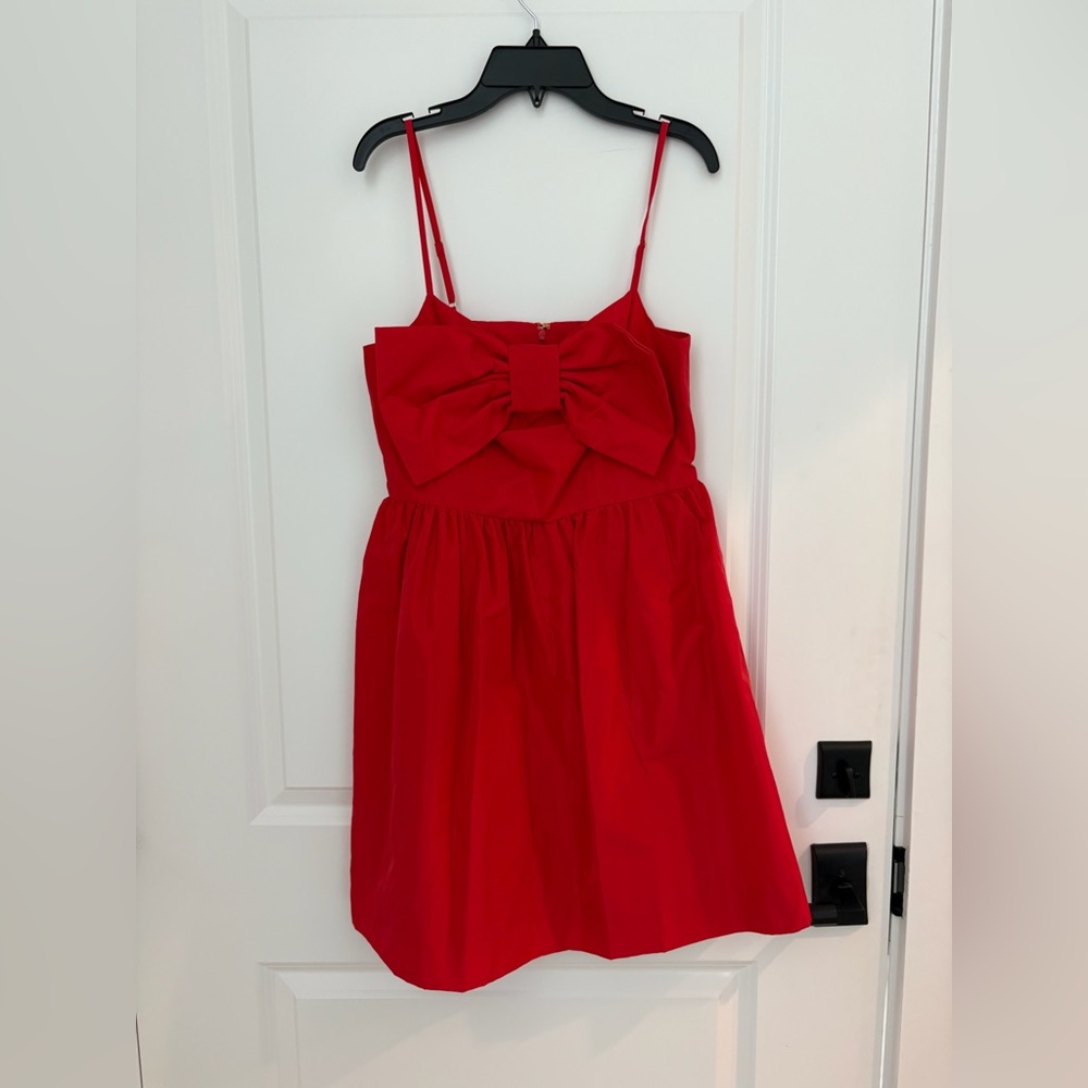 Loft Bow Strappy Mini Pocket Dress